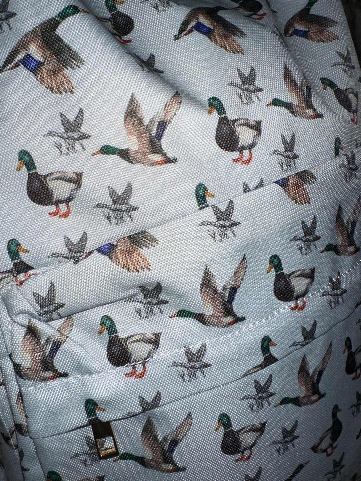 Boys Duck Printed Canvas Backpack